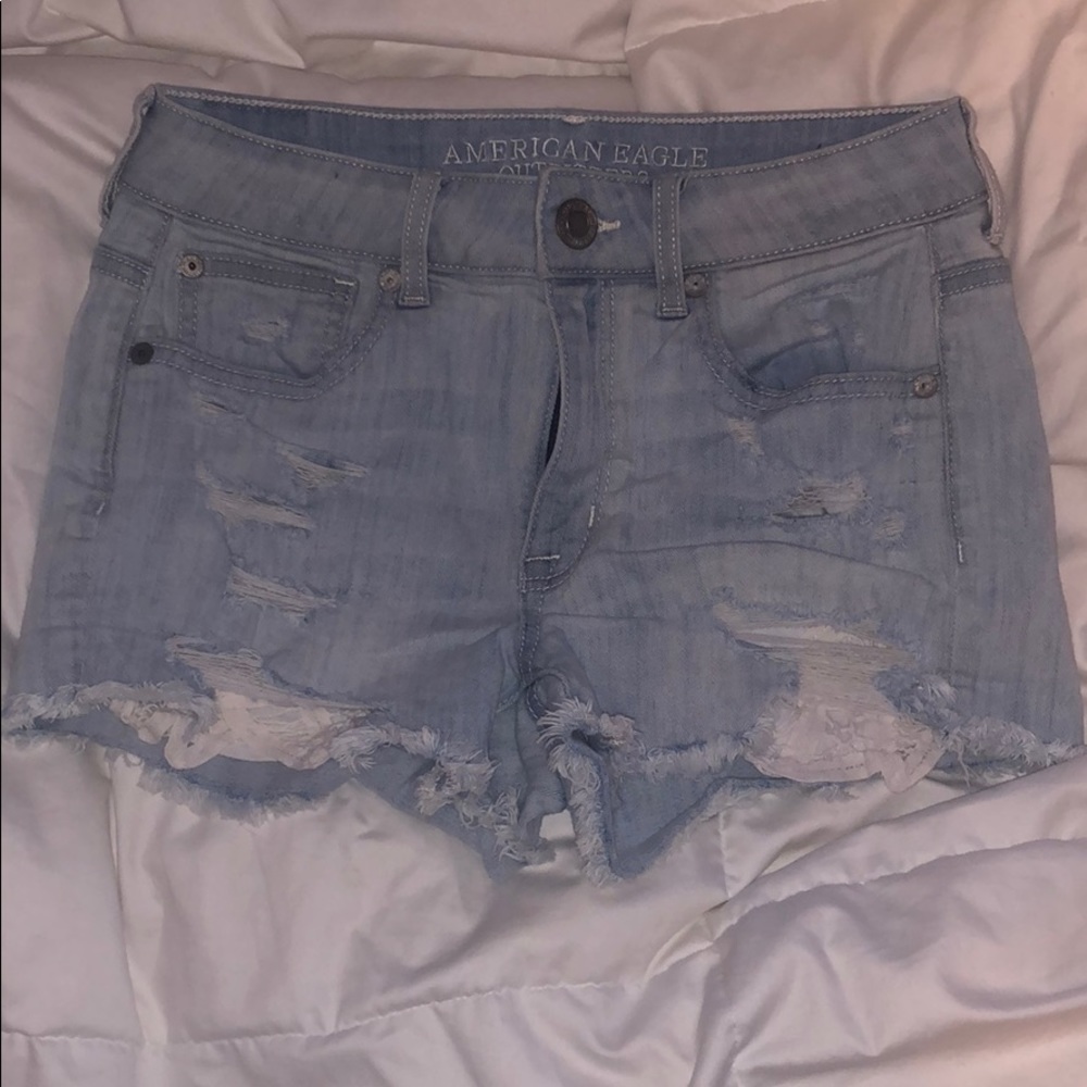 American Eagle super stretch jean shorts